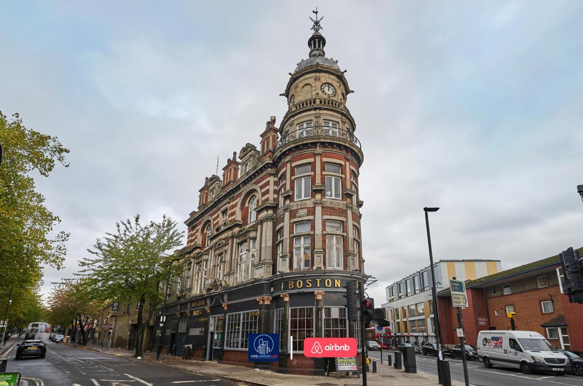 Last-Minute Specials L Sleeps Up To 4 Guests L One-Bedroom Apartment With King Bed And High Ceilings Near Camden By Live London Short Lets & Serviced Accommodation Luaran gambar